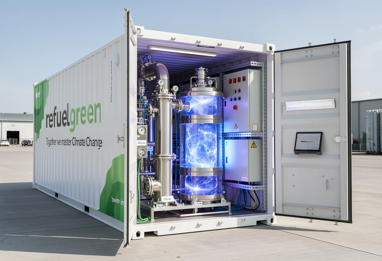refuel.green modular RWGS+ container concept